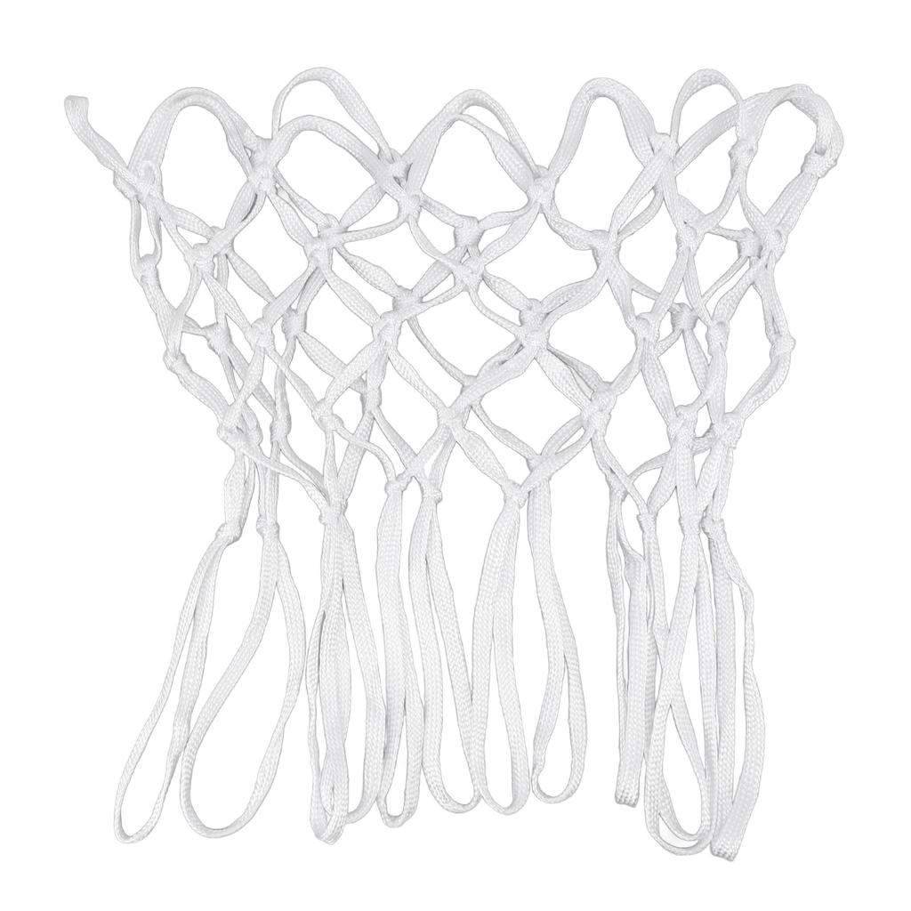 2pcs Durable Basketball Nets Nylon White Universal Heavy Duty Basketball Net Replacement In All Weather for Indoor
