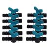 50PCS 20x1/2in Male Thread Irrigation Switch Valve Gate Valves for Garden Drip Irrigation