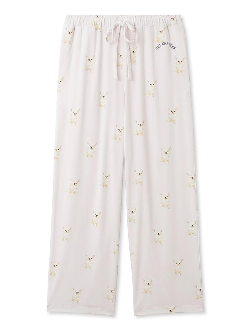 

Длинные брюки с рисунком СОБАКИ розовый