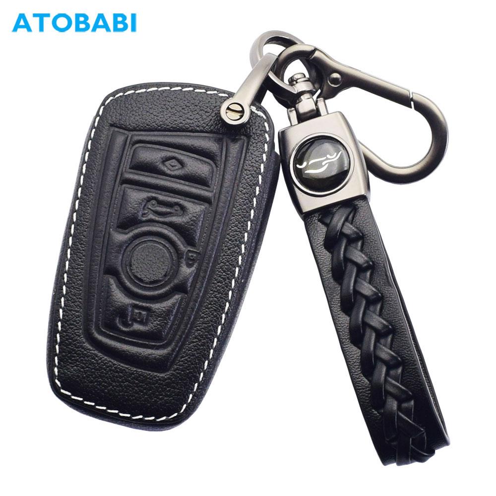

Кожаный автомобильный чехол для ключей Смарт-пульт дистанционного управления Брелоки Протектор Крышка Брелок Держатель для BMW 1 3 4 5 6 7 серии F20 F21 F31 F32 F07 F10 F12 F03 F25 F26