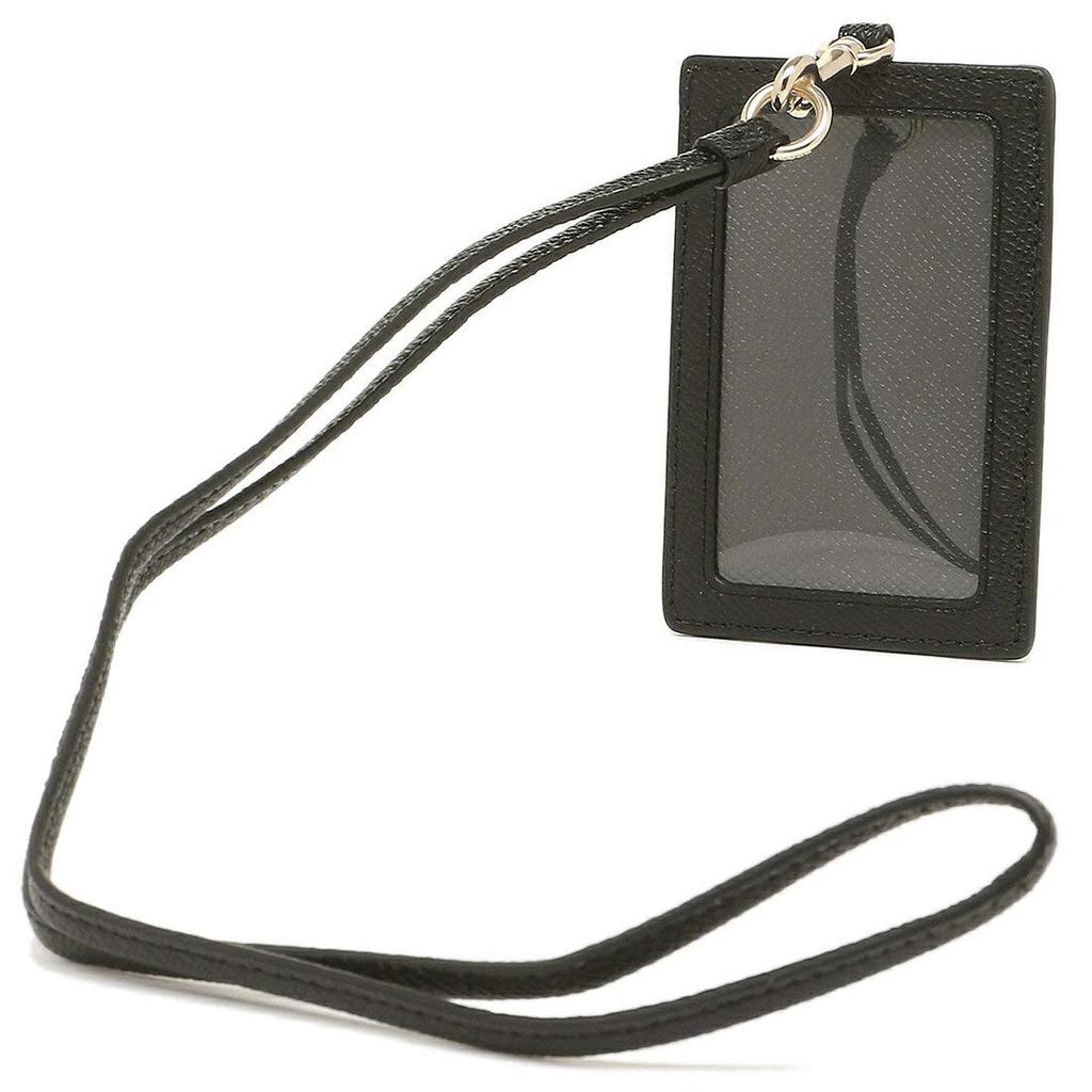 Coach Signature PVC Card Case, F63274, Women's, Outlet Item, Brand Name: (14) IMBLK, Black.