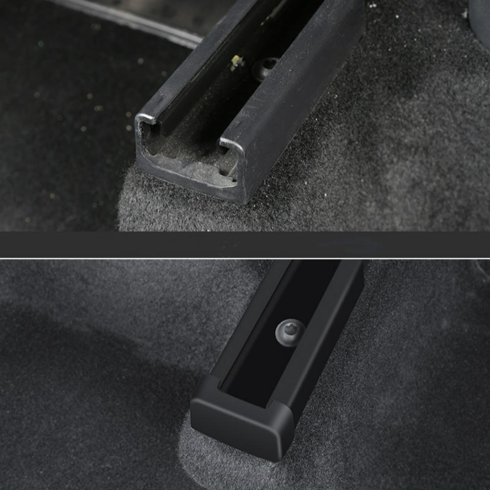 4pcs Tesla Model 3 Y Juniper 2025 Rear Seat Rail Cover Protector Child Anti-kick Pad Protection Plug Car Accessories Interior