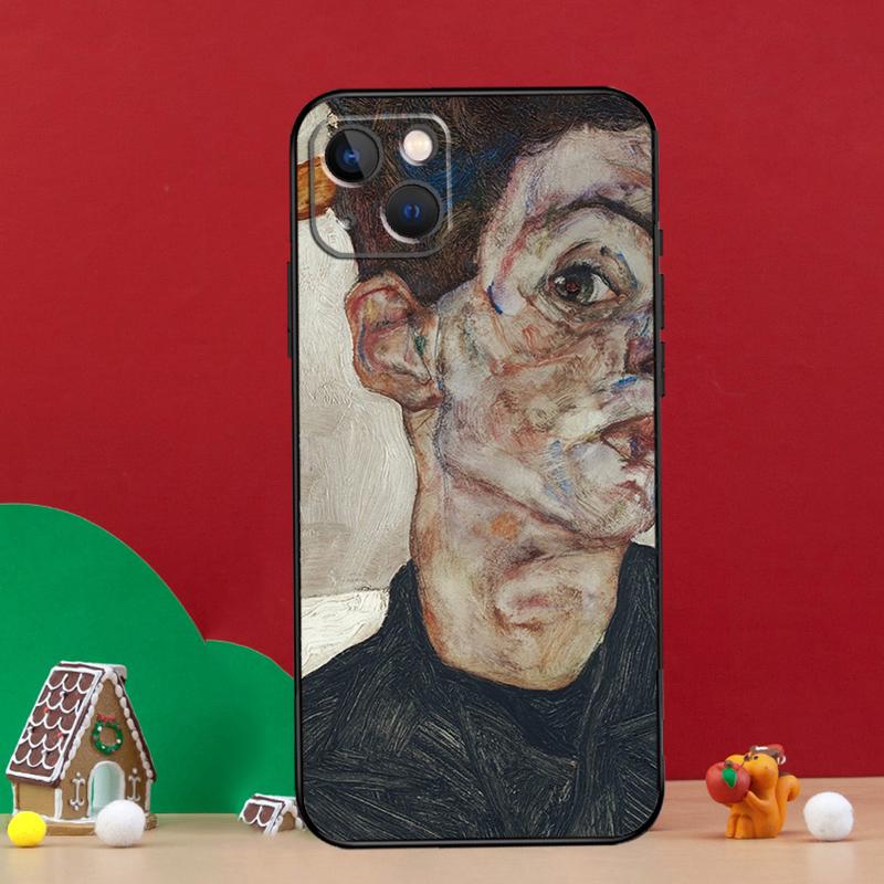 Egon Schiele Phone Case For iPhone 15 13 11 12 14 Pro Max XS Plus X XR 12 13 Mini Soft Cover