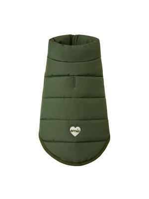 (PET) PADDED JACKET-KHAKI