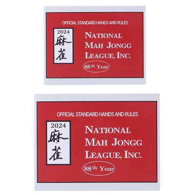 2024 Mahjong Kartları, Mahjong Kartları Resmi Standart Eller ve Kurallar Mahjong Kartları 2023 Büyük Baskılı Mahjong Puan Kartı