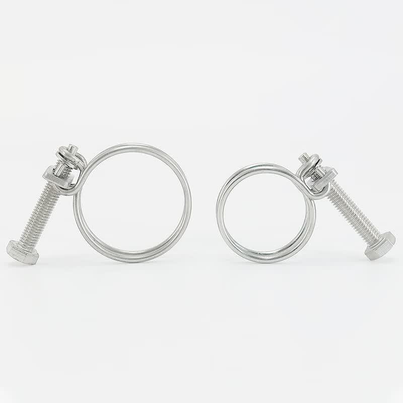 Haistik 304 Stainless Steel Double Wire Hose Clamps