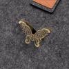 Elegant Butterfly Clips | Antique Bronze Finish, Intricate Floral Design, for Photos, Notes, Office & Home Organization, Durable Paper Clips