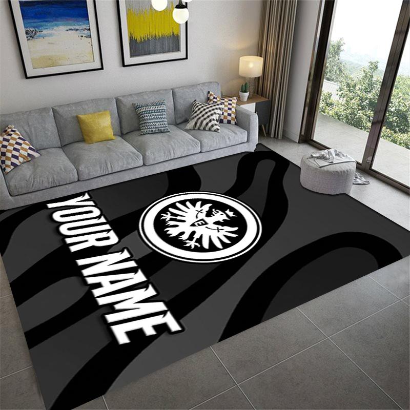 Custom Name Eintracht Frankfurt Carpet Rug for Living Room Bedroom Home Sofa Decoration,Kids Play Non-slip Floor Mat