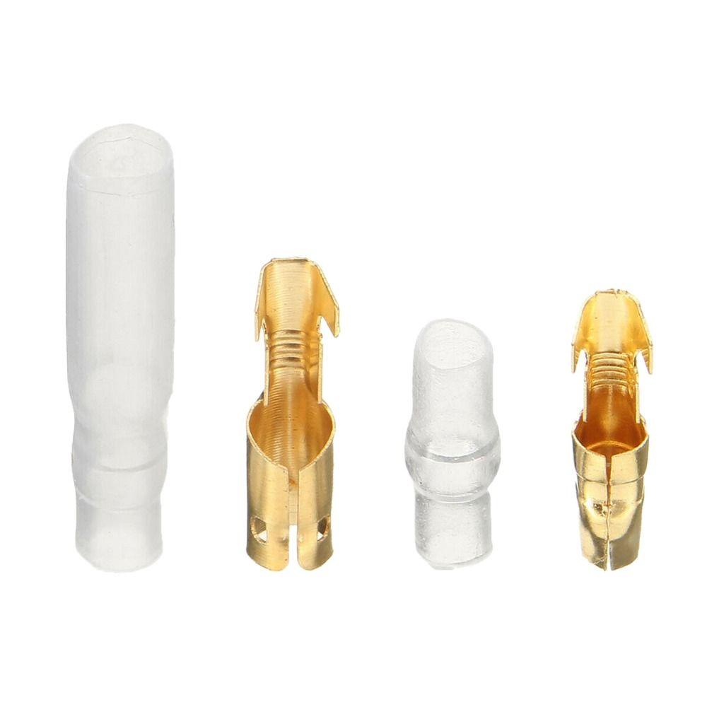 4.0mm Crimp Terminal Female Male Terminal Connector New Insulating Sleeves  Car Electrical