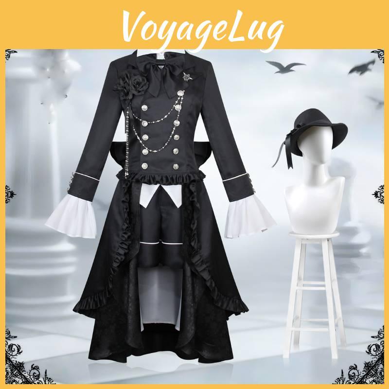Black Butler Ciel Phantomhive Cosplay Shalior Kostüm Mit Polyester Für Cosplay Themenpartys