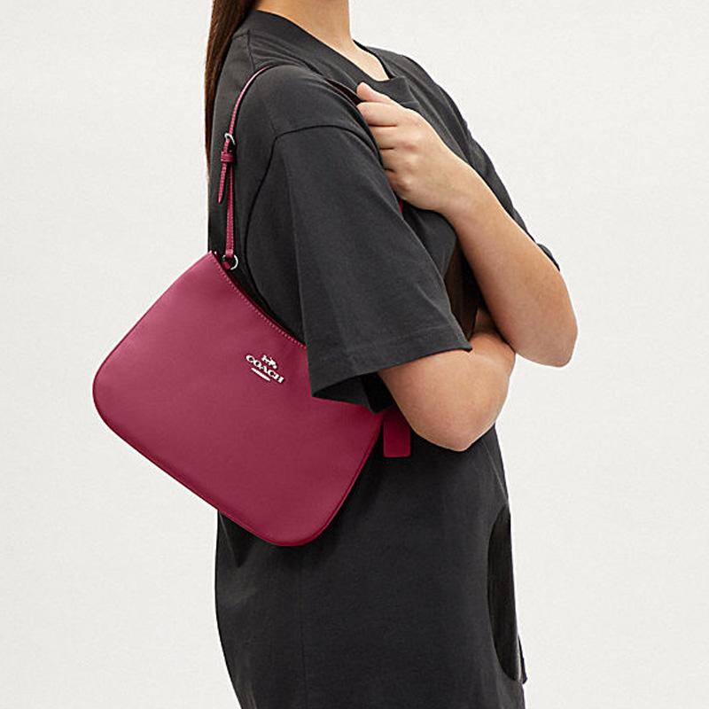 Coach Penelope 27 Fashion Minimalist Logo Shoulder Bag Women Handbags Bright-Violet CO952-SVC0X