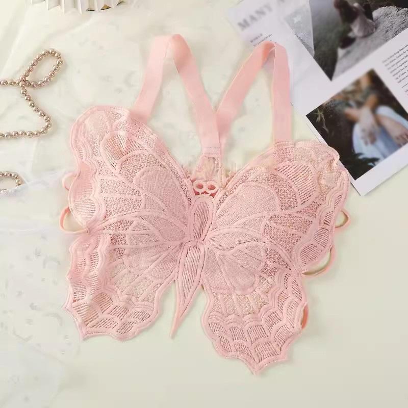Women Lace Butterfly Shaped Camisole Tanks Top