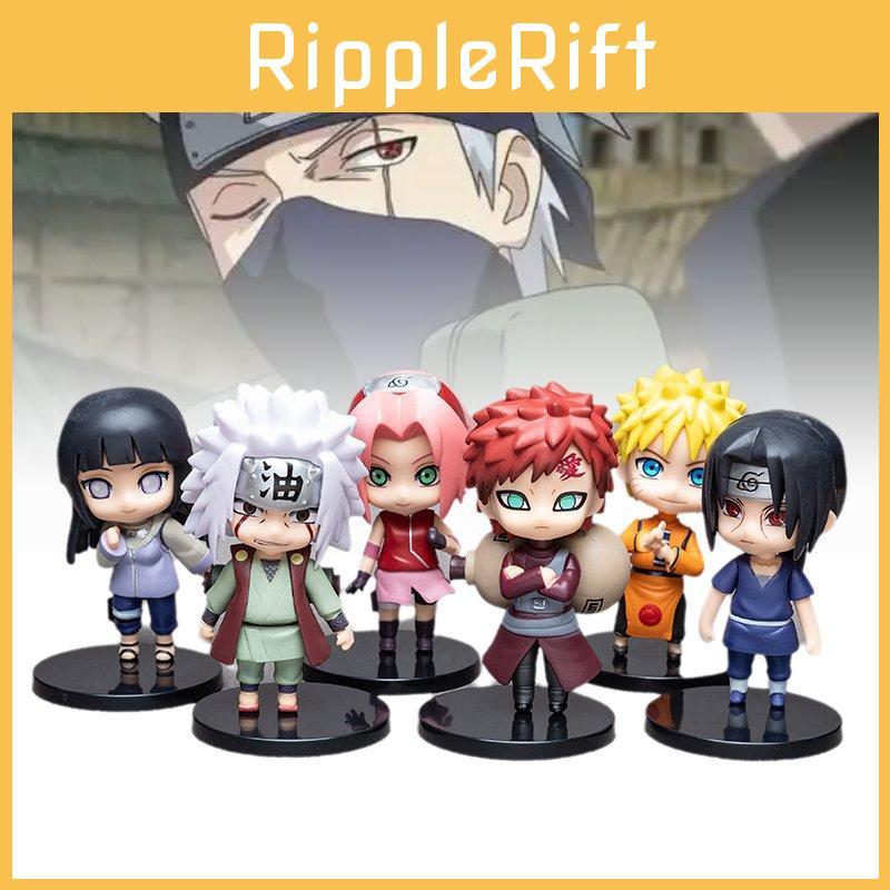 Stunning Naruto Pvc Action Figures Set Of 6 Including Hinata Jiraiya And Gaara Models