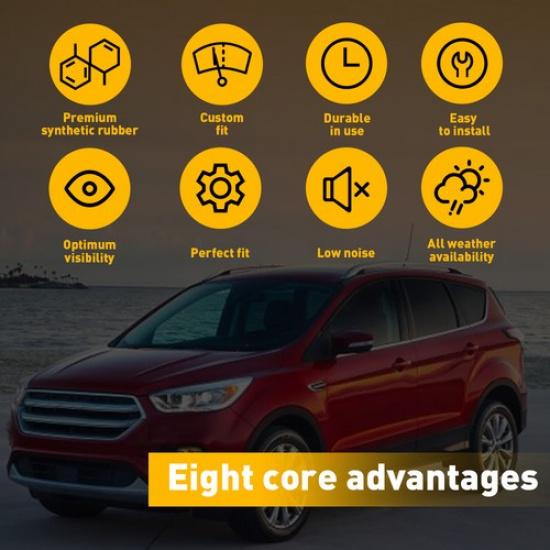 Rear Wiper Arm Blade & For FORD ESCAPE 2013-2017 EXPLORER 2011-2018 High Quality