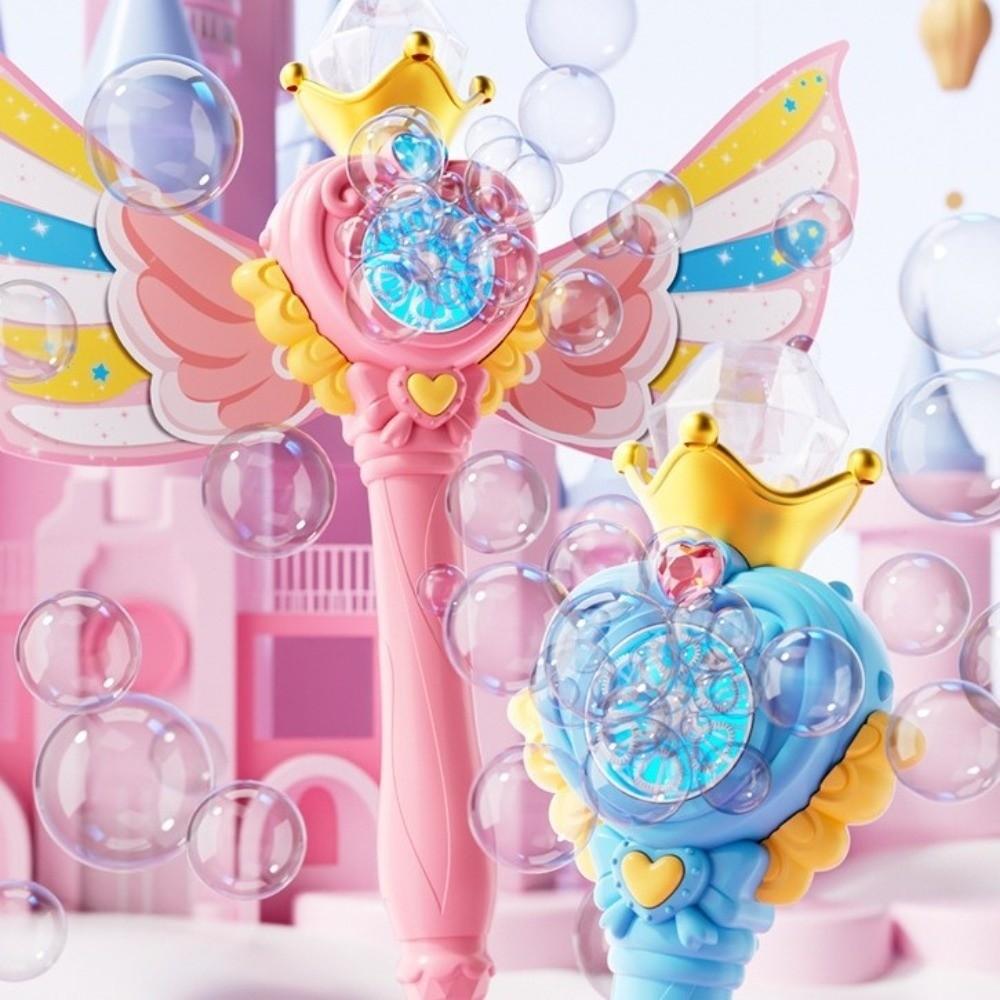 Handheld Electric Bubble Maker Automatic Bubble Machine Kids Toy Bubble Wand Outdoor Party