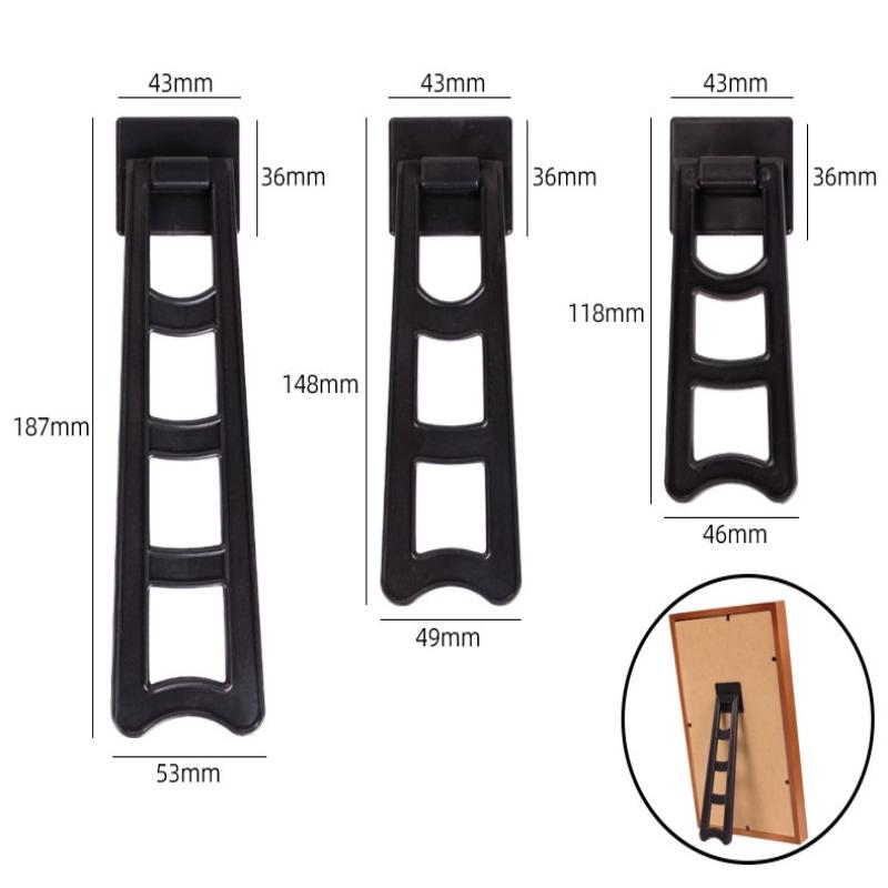 10Pcs Photo Frame Stand Adjustable Angle Adhesive Backing Photo Display Stand Bracket Back Leg Foot For Photo Photography