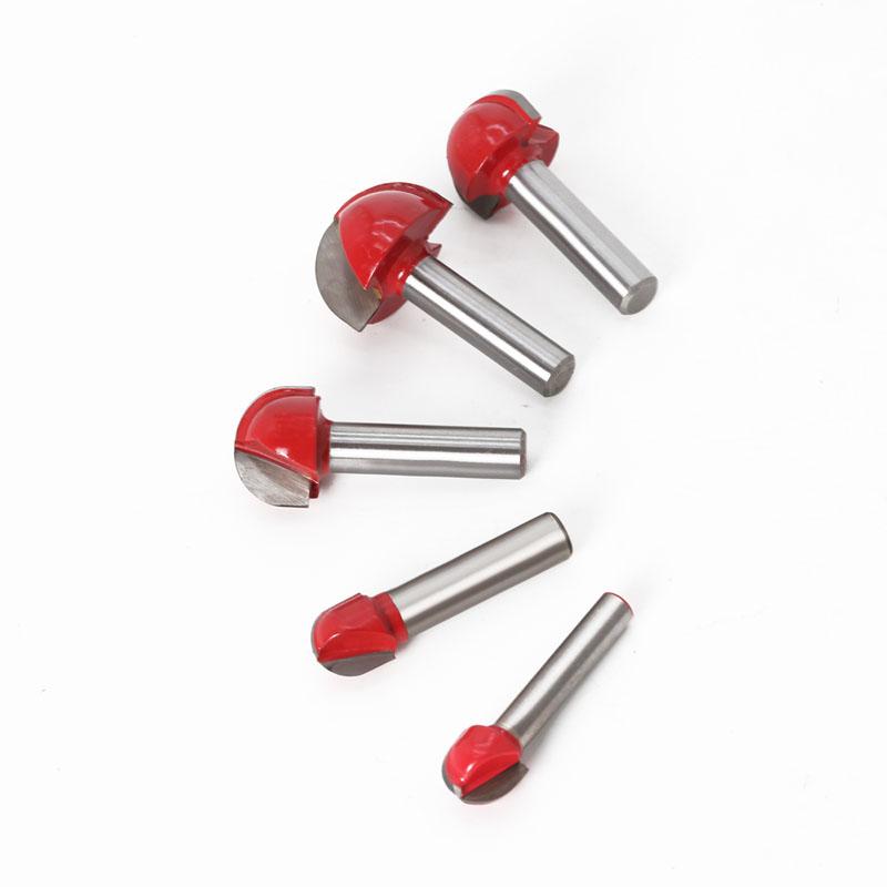 1/5pc 8mm Shank Double Edging Wood Router Bit Tungsten Carbide Cove Box Router Bit Woodworking Milling Cutter