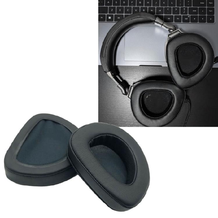 Extended Wear Protein Leather Earpads Reinforced Ear Cushions For ROG Headsets Noise Reductions