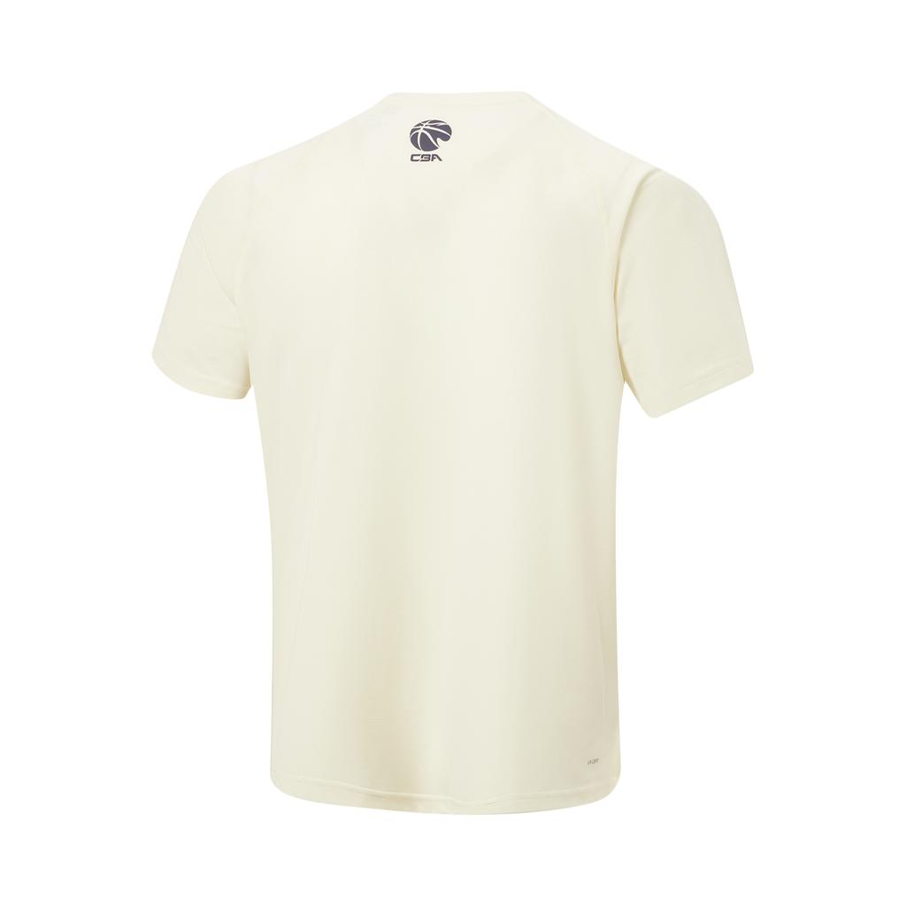 Li Ning Basketball Series Casual Pullover Letter Short Sleeve T-Shirt Men Tops ATSW889-2