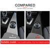 Hard Dry Carbon Fiber For BMW F30 F31 F32 F34 F36 M3 F80 LHD RHD Car Multimedia Knob Button Panel Cover Sticker Trim Accessories
