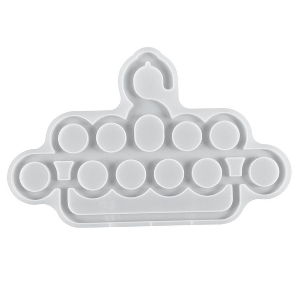 Forma na wieszak Ręcznie robiona silikonowa forma na wieszak do ubrań, szalików, krawatów Forma do odlewania żywicą epoksydową dla miłośników rękodzieła DIY Unikalny prezent