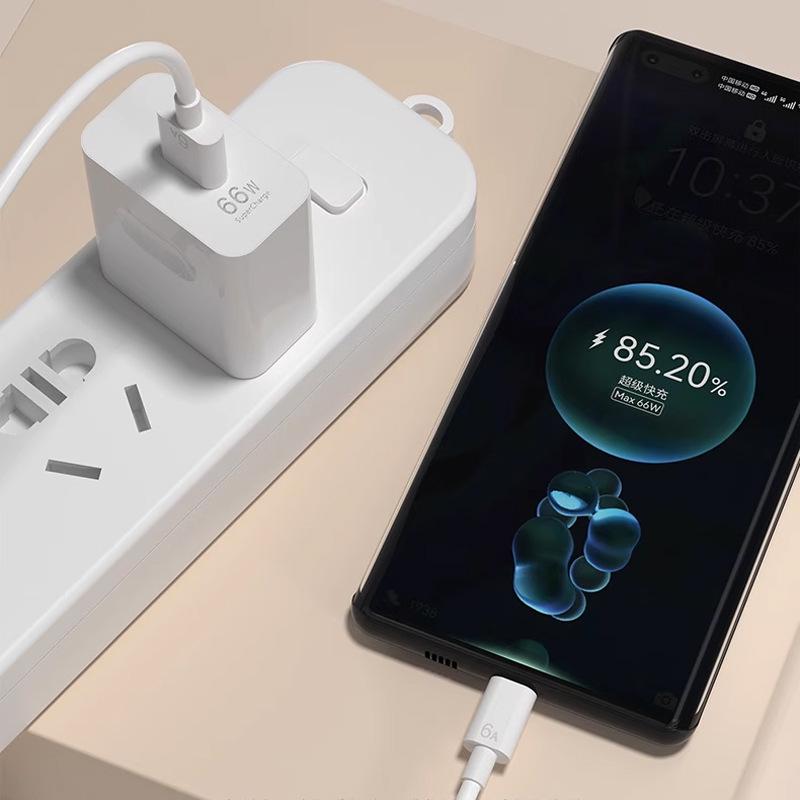 66W Super Fast Charger for Huawei, Honor, OPPO, Xiaomi Phones - 3C Certified