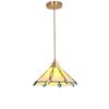 Tiffany Pendant Lights Vintage Stained Glass Led Hanging Lamp for Living Room Home Decor Bedroom Retro Bar Suspension Luminaire