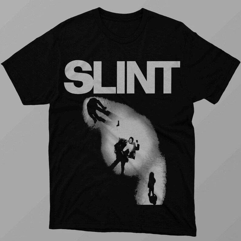 

Slint band t-shirt, brand new black shirt, gift for rock fan M
