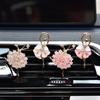 2pcs Hook Car Air Vent Clip Cute Cartoon Creative Ballet Girl Car Perfume Decorative Clip Car Air Freshener Diffuser