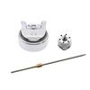 1 X 3pcs/set Nozzle Kit 1.4/1.7/2.0mm Stainless Steel Pneumatic Tool Accessories Nozzle Kit For HVLP Spray Gun H-827 Spray Gun