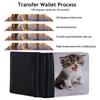 DIY Gift Multi Card Holder Wallet Sublimation Blanks Wallet PU Leather Wallet for Women Men