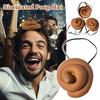 10pcs Funny Simulation Poop Hat Cute Headwear for Kids Novelty Christmas Halloween Party Hat Dress-up Cosplay Accessories Props