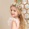 New Fashion Imitated Pearl Crowns Girls Bridal Wedding Headband Floral Flower Headband for Girls Adult Bohemian Hair accessories