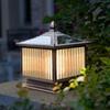 Waterproof Solar Post Light for Outdoor Courtyard, Villa, Garden, Entrance, and Fence
