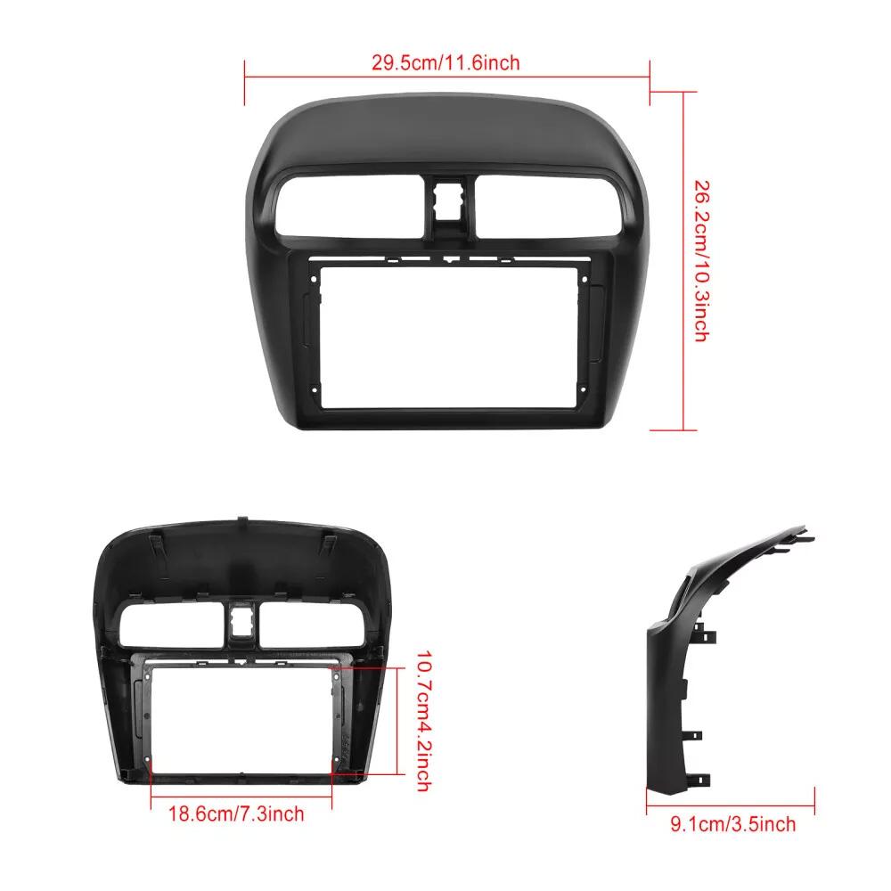 9.7" Vertical Style Tesla Screen Android 12 Car Radio For Mitsubishi mirage attrage 2012-2018 GPS Navigation Carplay Player