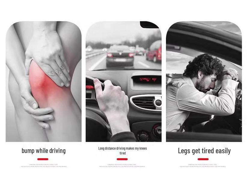 Car Leg Cushion: Long-Distance Driver Knee Support, Universal Fit