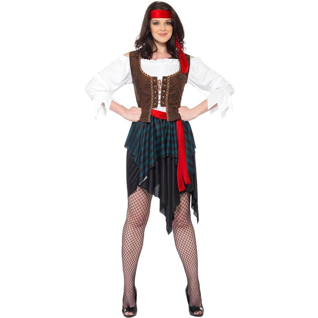Smiffys Womens/Ladies Pirate Costume Set