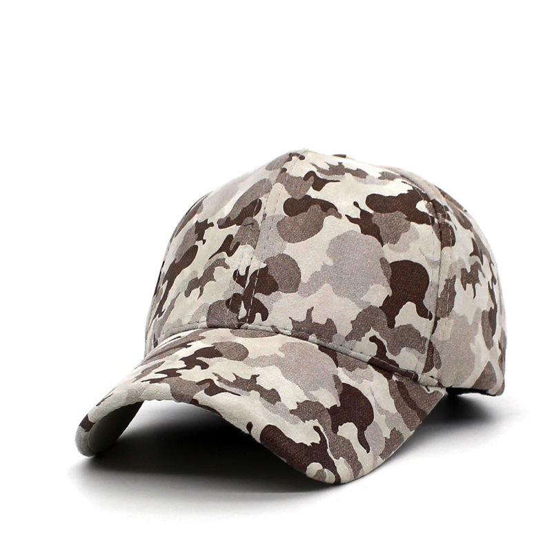 Camouflage Print Baseball Caps for Men Women Cotton Pu Snapback Hat Men's and Women's Hats Trucker Outdoor Sports Sunhats Gorra