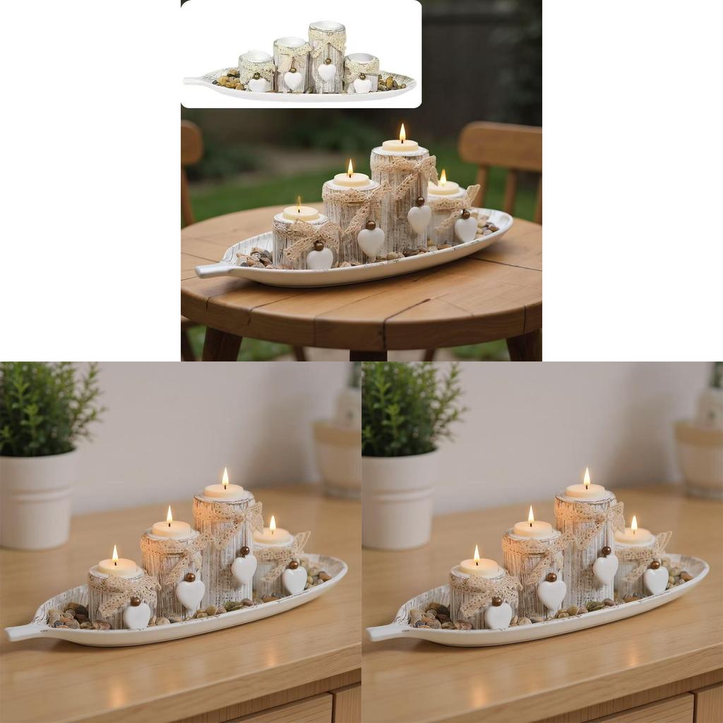 Wooden Candle Holder Wedding Decor With Handcrafted Design For Romantic Table Setting