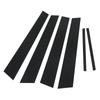 F9-Car Pillar Posts Door Window Trim Molding For Dodge 2011- Anti Scratch Stickers Accessories Black