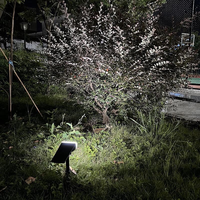 Solar Outdoor Warm Light Landscape Spotlight