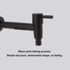 G1Celsius2 Wall Mounted Cold Water Tap 304 Stainless Steel Single Handle Cold Faucet Bathroom Garden Faucet Tap Black