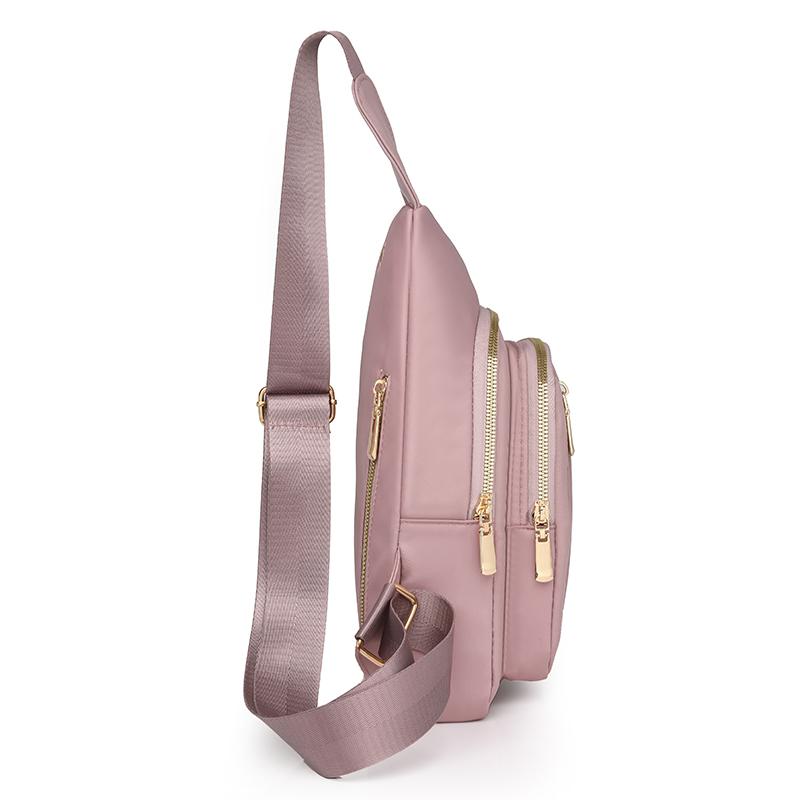Chest Bag Women's Lightweight Sports Shoulder Bag Crossbody Bag