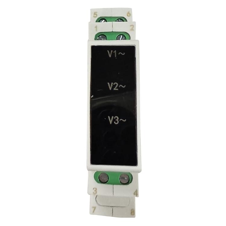 Mini Modular-Voltmeter Gauge Three Phase Voltage Meter-Monitor 80V-500V Din Rail