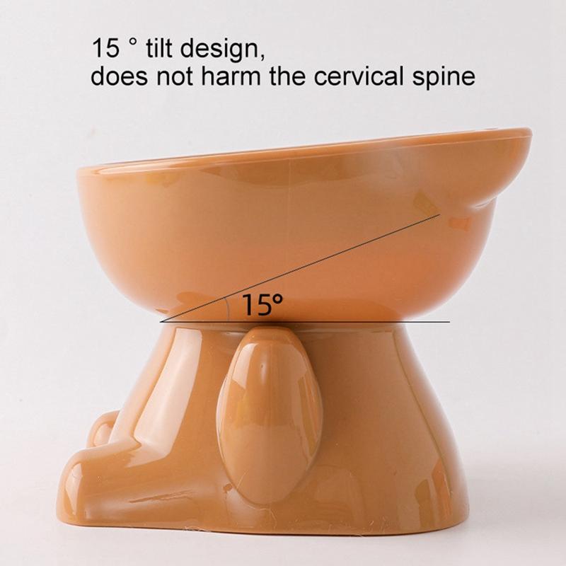 Professional Cat Bowl High Foot Dog Bowl Neck Protector Pet Cat Food Water Bowls Anti-overturning Pet Feeding Cup Pet Feeder Supplies