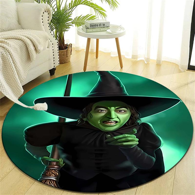 1pc The Wizard of Oz1 Design Printed Area Round Carpet for Bedroom Living Room Home Decor Rugs Mat Non Slip Mat Rug for Bedside