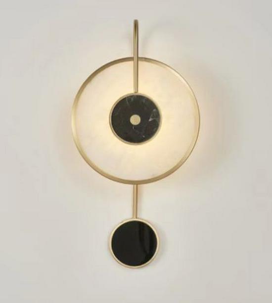 European-Style Minimalist Wall Lamp: Modern Art Design for Office, Hotel, or Bedroom