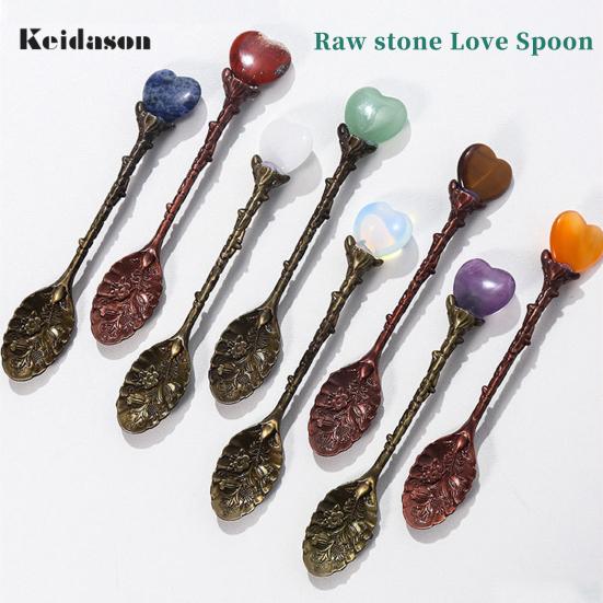 

Не деформируется легко Удобная ручка Многоразовая кофейная чайная ложка Искусственный кристалл Ложка для мороженого Ресторанные принадлежности G