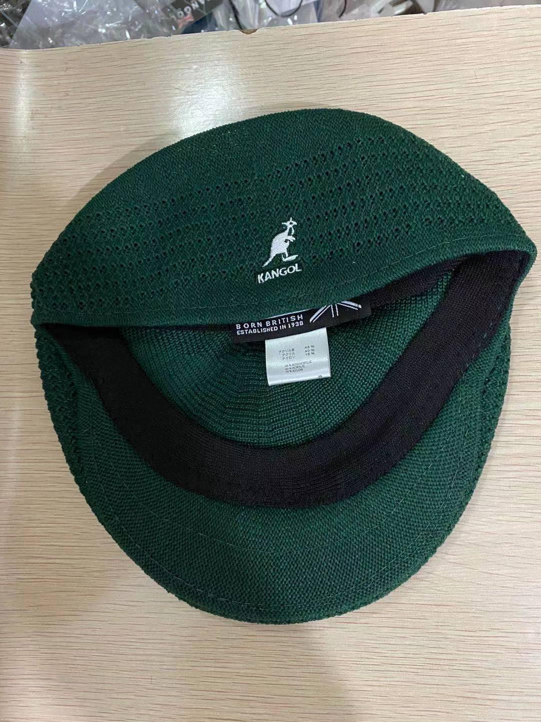 KANGOL Унисекс Летний Сетчатый Берет - Ветрозащитная Плоская Кепка в Стиле Хёны L (58-60cm)