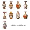 Elegant Chinese Ceramic Craft with Enamel Detailing Desk Ornament for Home Decoration and Gift Giving
